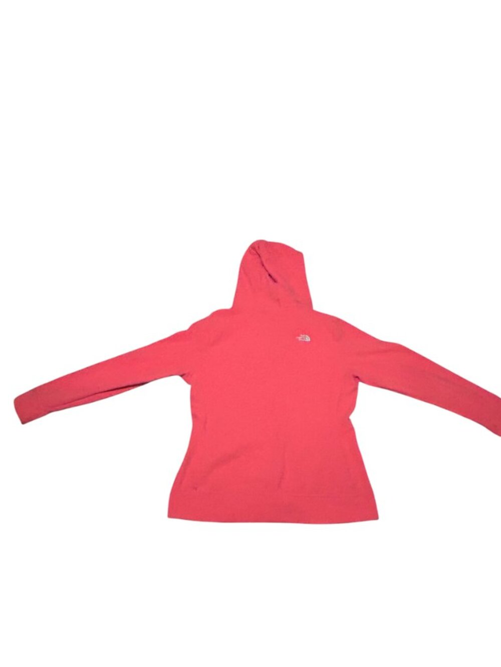 North Face Coral Pink Full Zip Hooded Jacket - Picture 5 of 5
